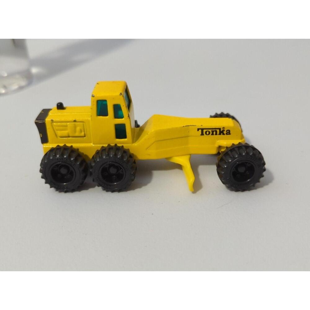 1994 Tonka Motor‎ Road Grader Yellow Construction Die Cast